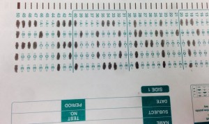 Creative promposal using scantron