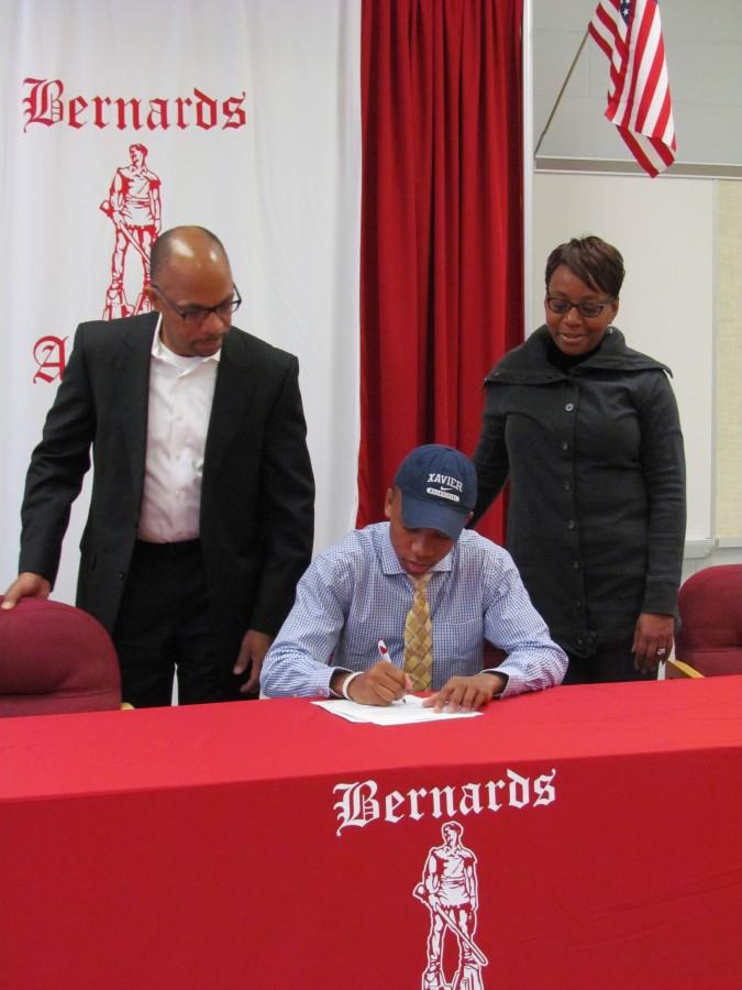 Josh Neptune committed to Xavier for soccer. 