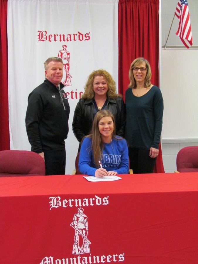 Sarah Ryan committed to Cabrini college for basketball. 