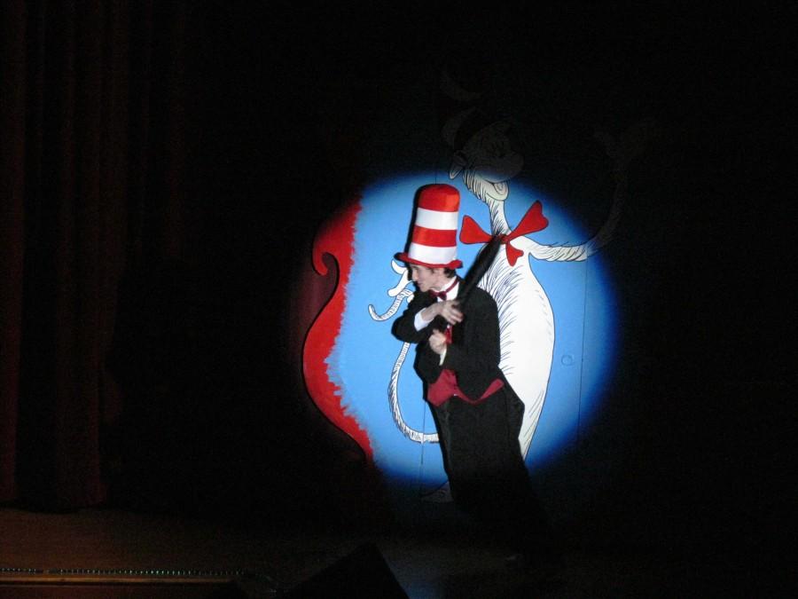Senior Connor McShane in the opening scene.