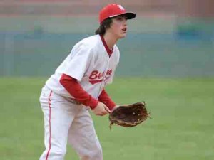 JP Tantleff patiently waits for the next play.