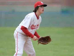 JP Tantleff patiently waits for the next play.