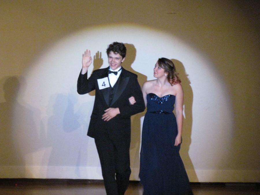 Tristan Decker and Devan Barbeauty walk the runway.