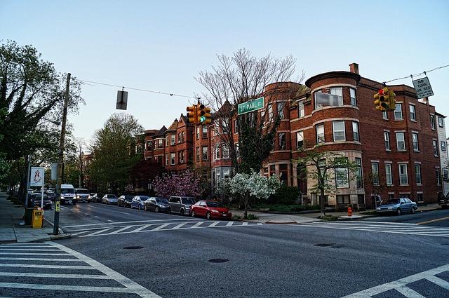 A street in Baltimore