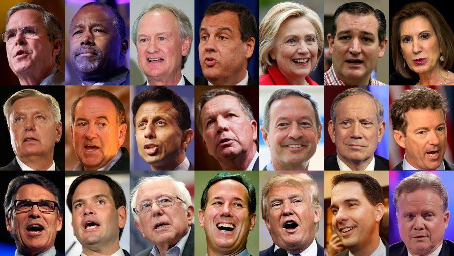All potential candidates at the beginning of the 2016 election.