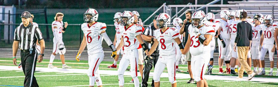 Captains Lucas Ritchie, Jackson Tantleff, Joey Bilotti, and Hugo Gini