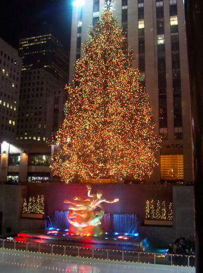 Rockefeller Tree arrives in Rockefeller Center