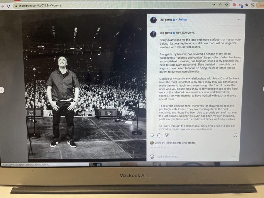 Joe+Gatto+announces+his+decision+to+leave+the+team+via+a+heartfelt+Instagram+post