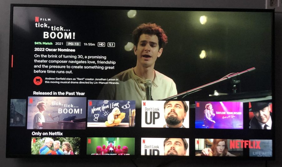 "Tick, tick...BOOM!", An oscar nominee, streaming on netflix