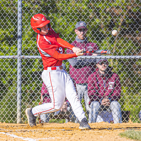 Senior Derek Fuls playing in  home game against North Plainfield