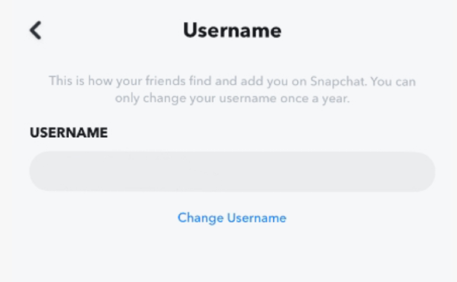 snapchat option to change username 