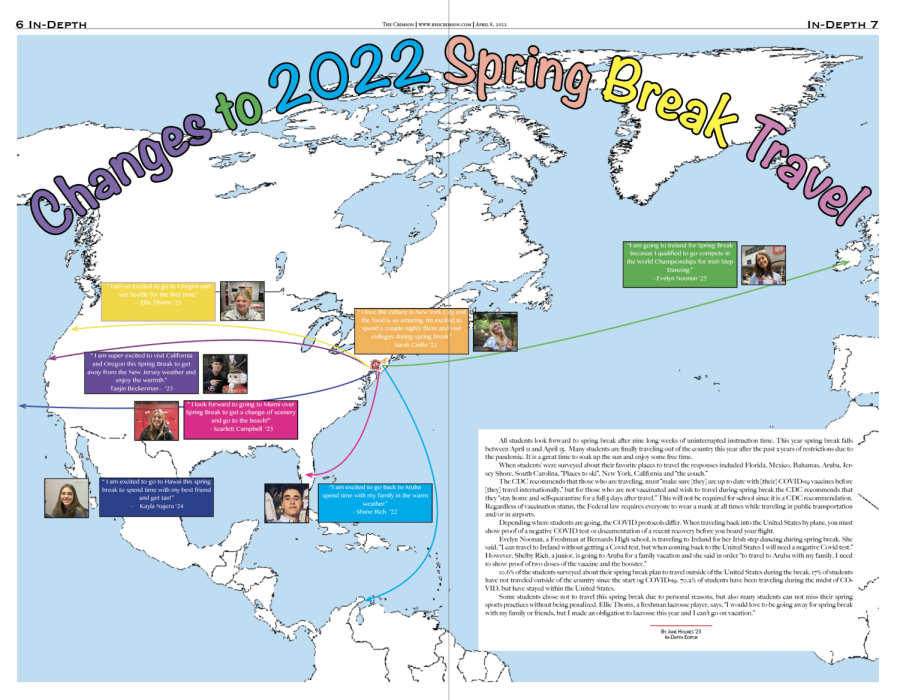 COVID changes spring break travels and makes 2022 a better year. 