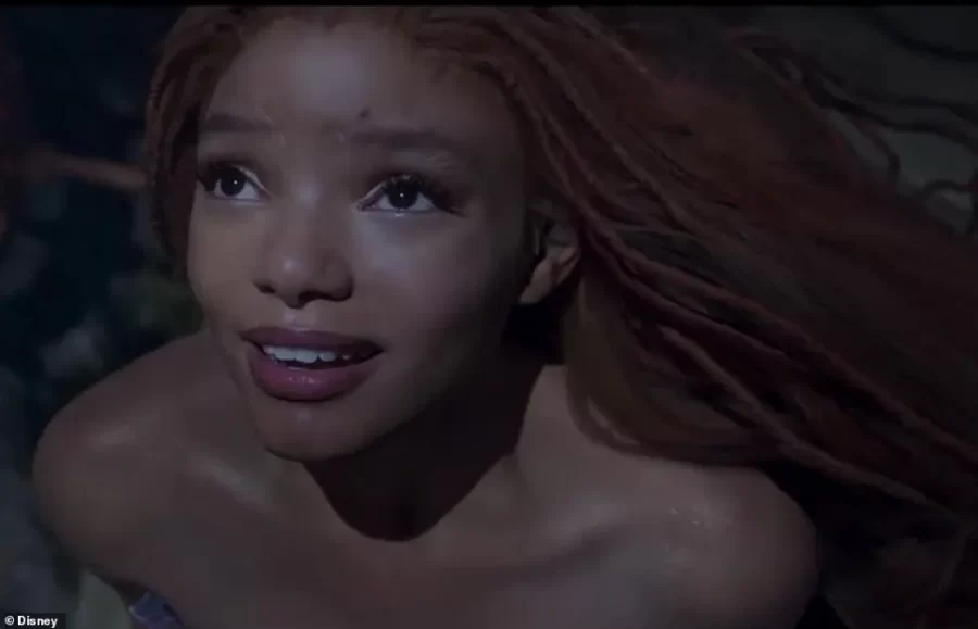 Halle Bailey in the movies trailer released in early September.