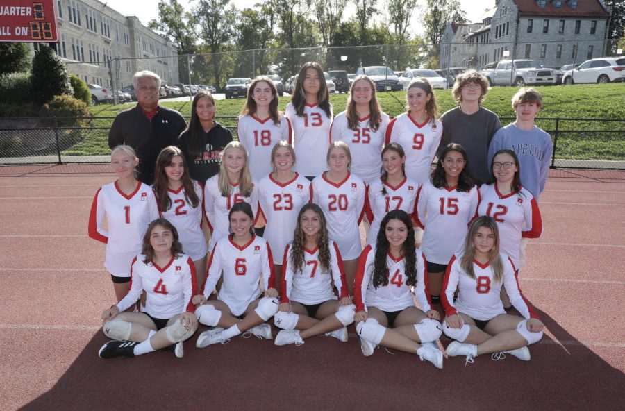 Girls Varsity Volleyball team photo