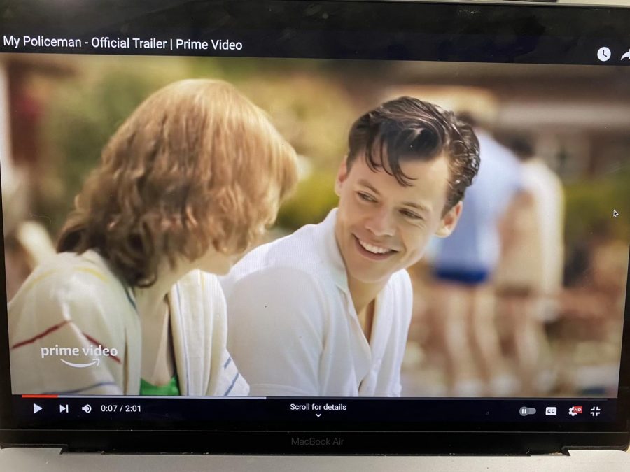 The trailer of the movie "My Policeman" found on Youtube.