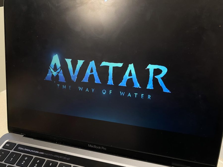 The trailer of "Avatar: The  Way of Water" on Youtube