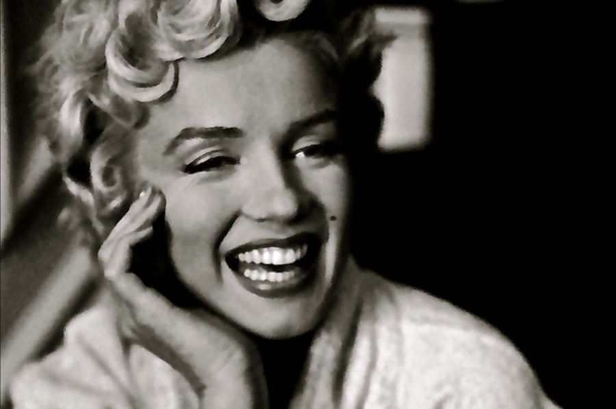 A photo of Marilyn Monroe, the American actress that is the center of Blonde