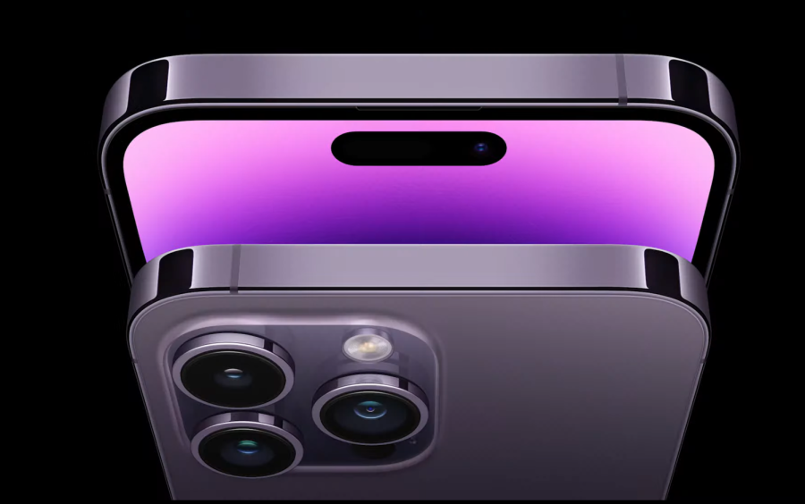 A photo of Apple's new controversial device, the iPhone 14 