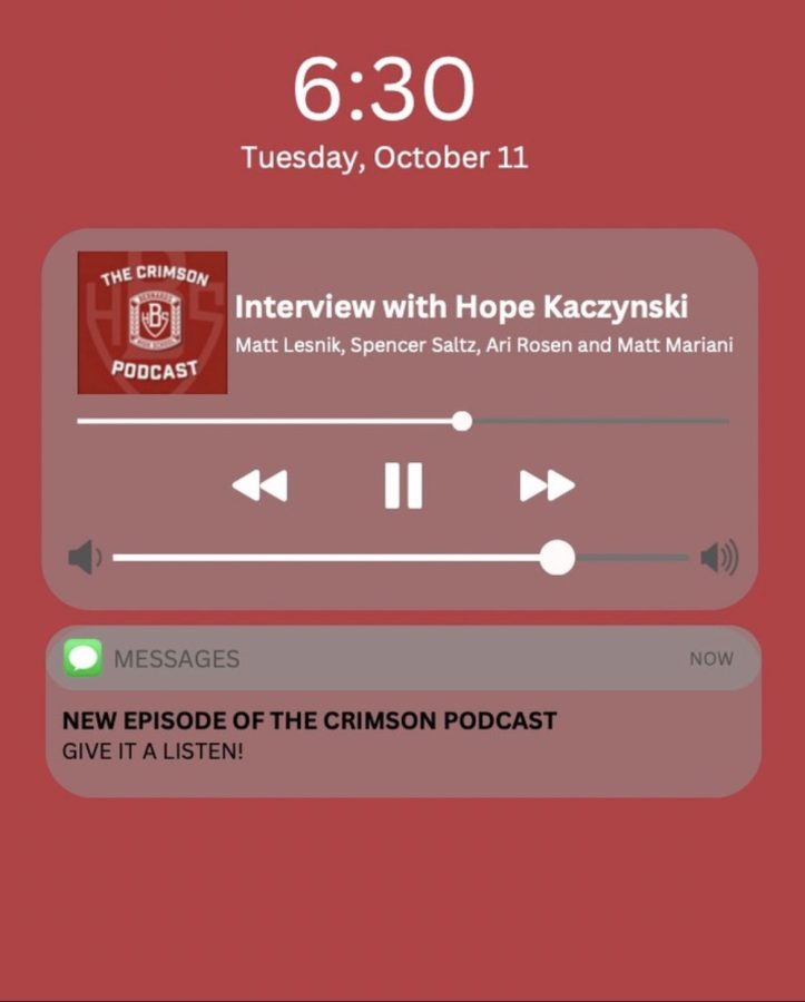 On this episode of The Crimson Podcast, the guys welcome on Hope Kaczynski, goalie of the Bernards Field Hockey team, on for an interview.