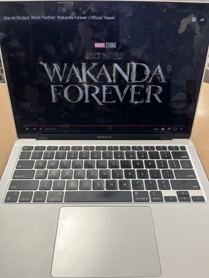 The trailer for the sequel of "Black Panther,"  "Wakanda Forever," found on Youtube.