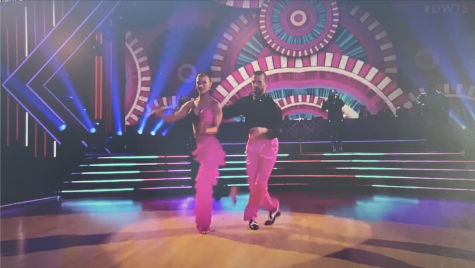 Charli DAmelio and Mark Ballas perform a jive to Little Mixs Grown
