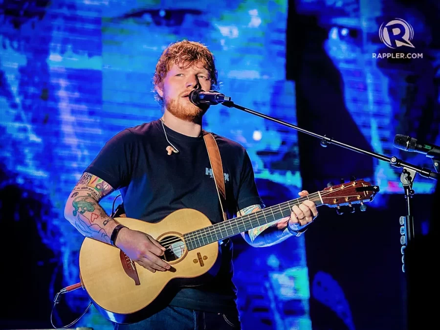 Singer-songwriter Ed Sheeran takes the stage in Manila, capital of the Philippines