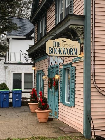 The exterior of local book store The Bookworm in Bernardsville