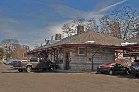 The Bernardsville train station where the new pizzeria will be located