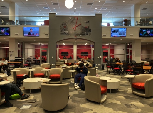 Students go to the Media Center for their study halls