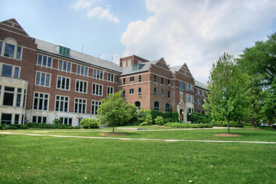 Building on the campus of Michigan State University: site of recent shooting