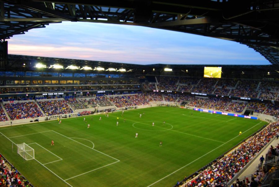 Image from inside the famous Red Bull Arena of Harrison, NJ