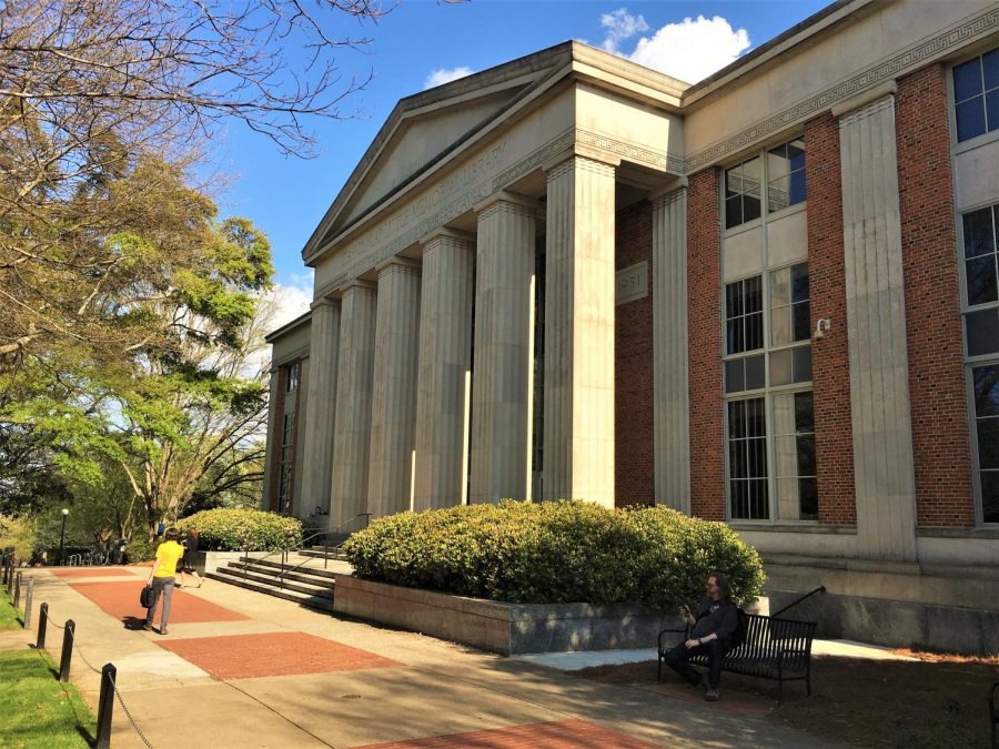 Library of the University of Georgia, where Jalen Carter attends
