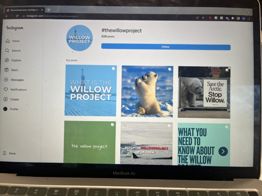 People on social media speak out against The Willow Project