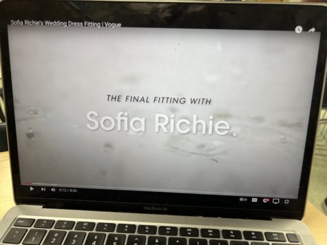 Sofia Richies final wedding dress fitting on the Vogue Youtube channel