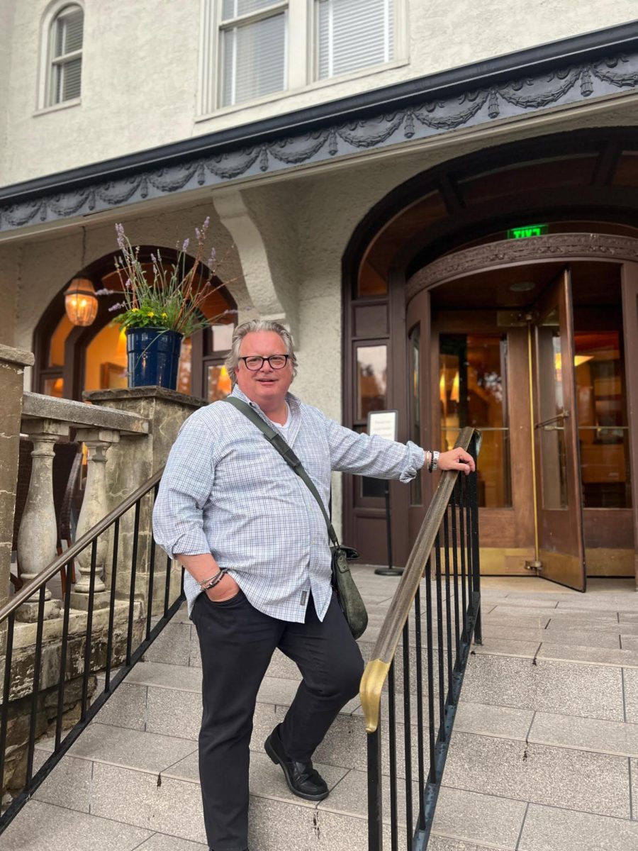 Chef David Burke stands out front of the Bernards Inn