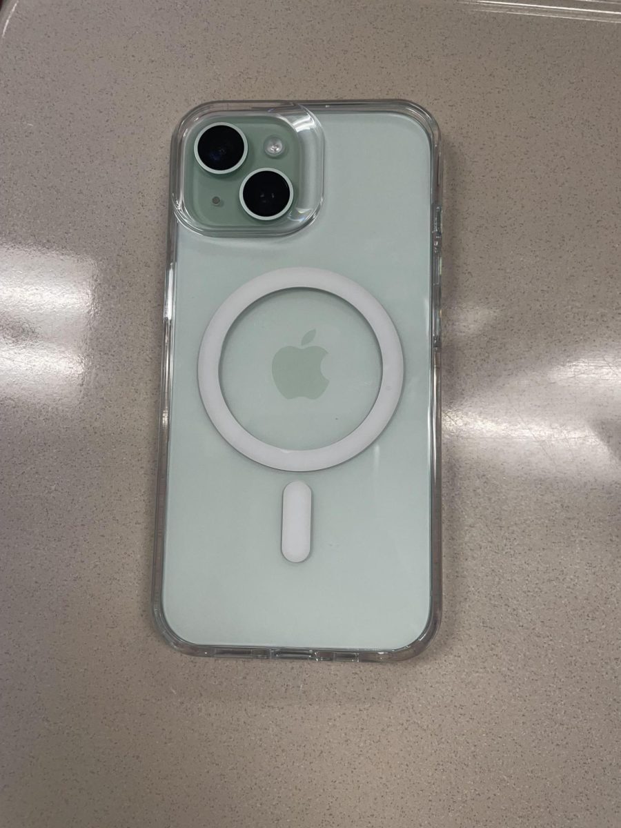 The New iPhone 15 in updated light green color