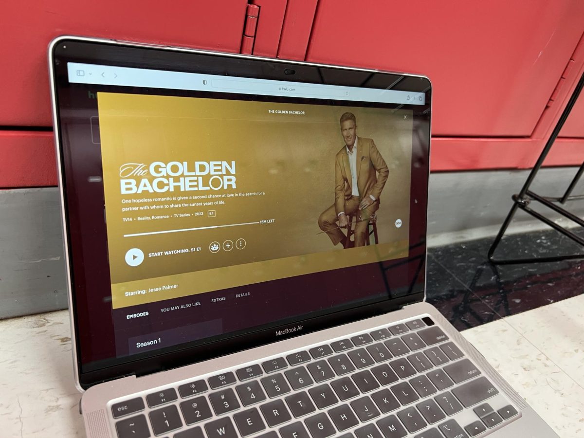 Television show The Golden Bachelor is shown on the streaming network, Hulu.