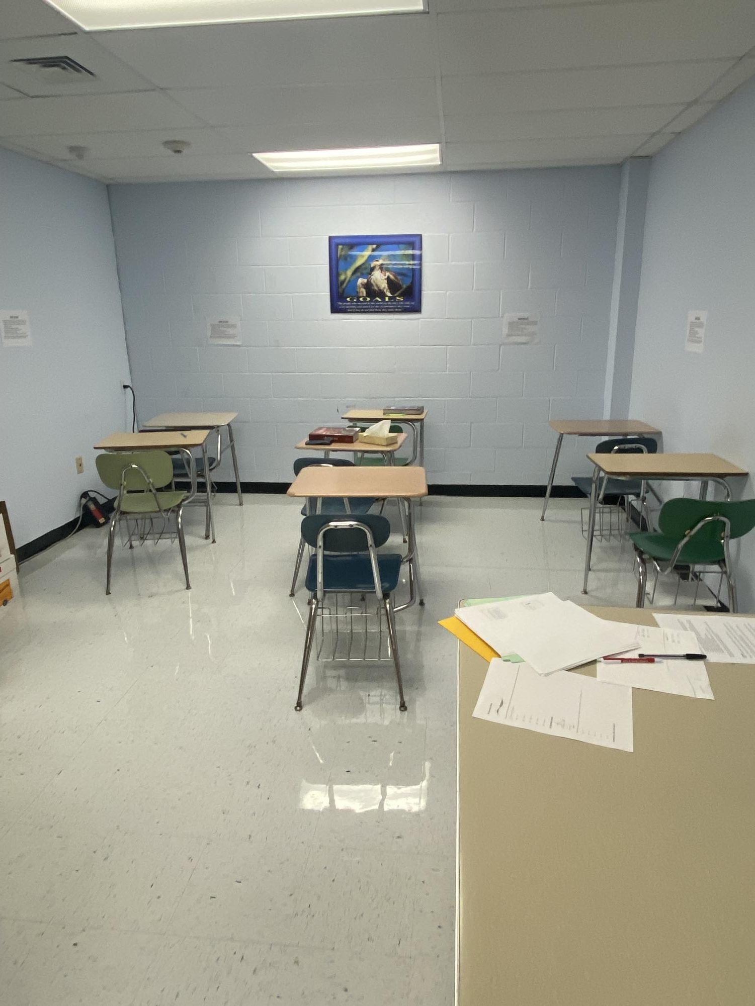 Students facing punishment for drug and alcohol use may spend time in the ISAP room