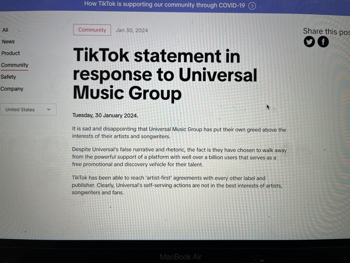 Tiktoks+statement+on+UMGs+actions+as+posted+on+TikTok+Newsroom