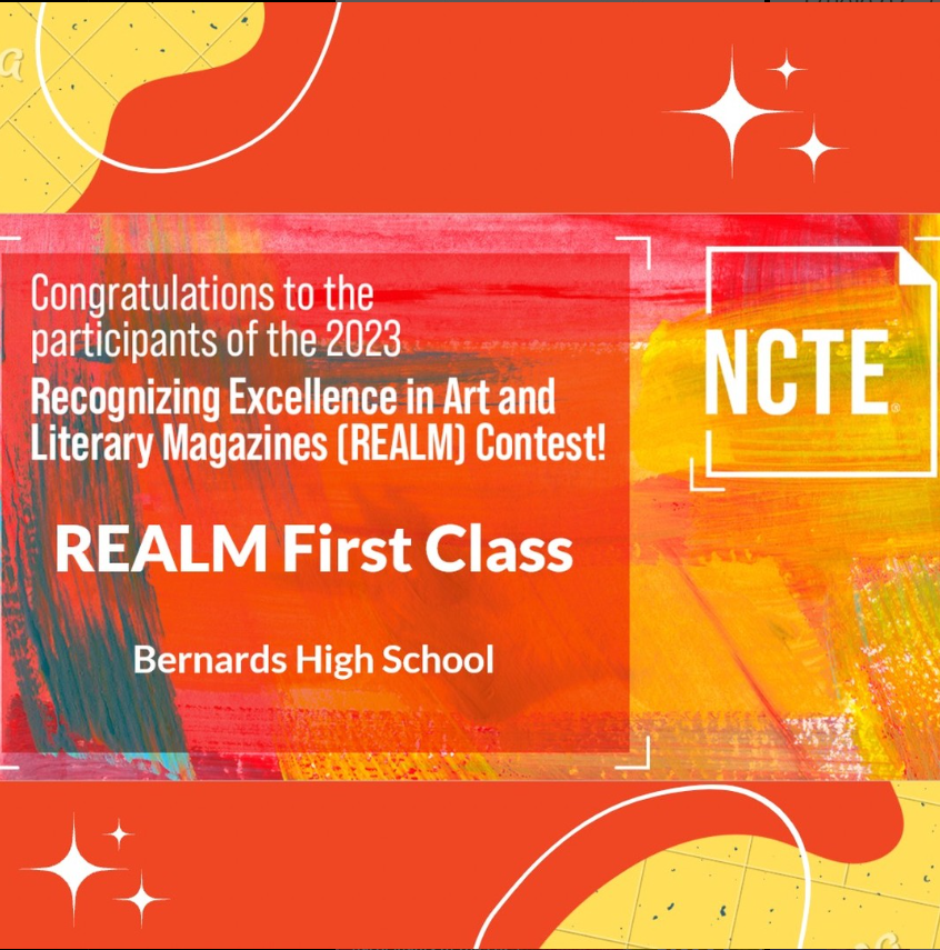 The Pinnacle won the REALM Literary Magazine Award, winning First Class out of many highschools in New Jersey 