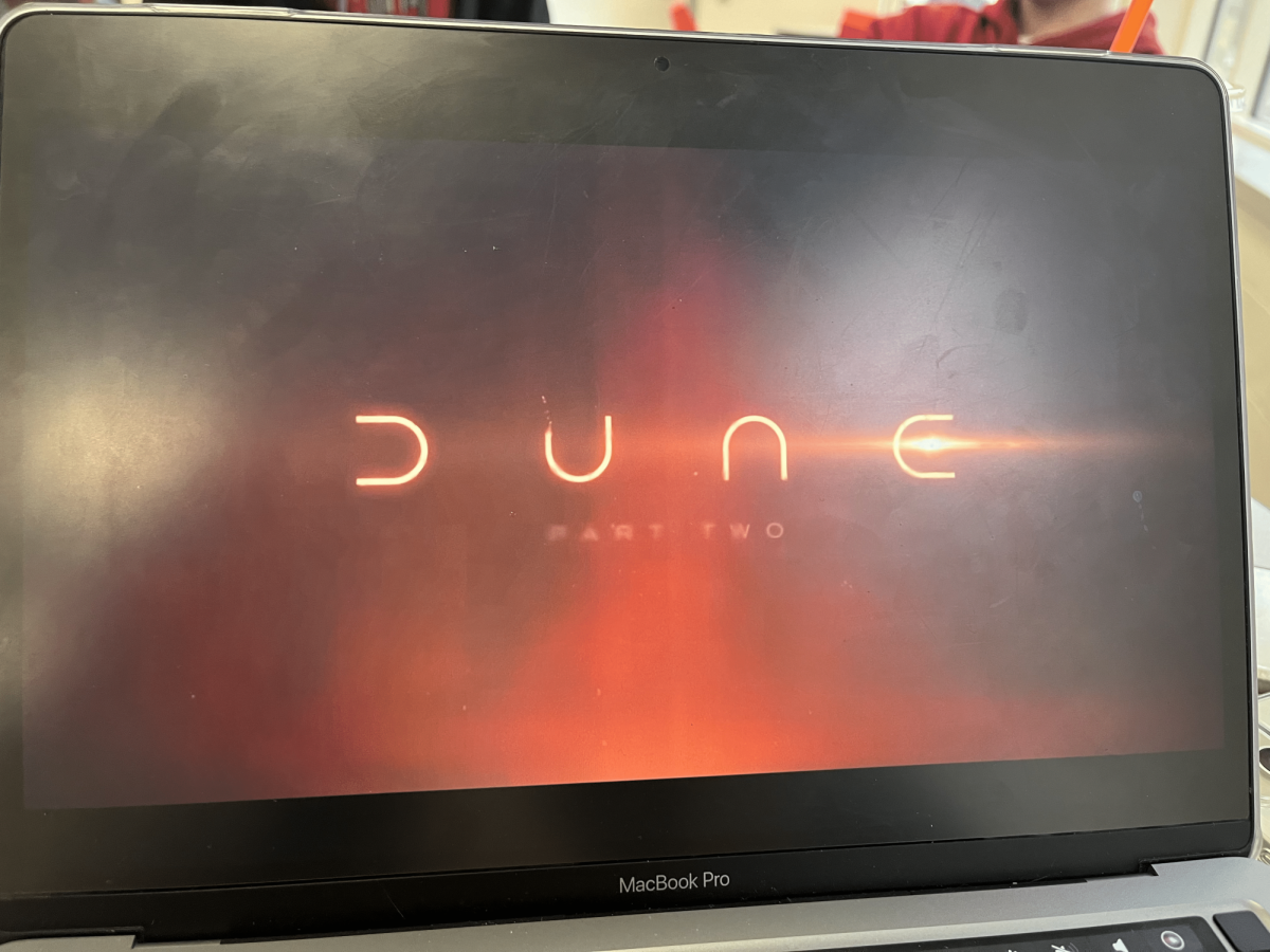 Title screen for the official Dune: Part Two trailer