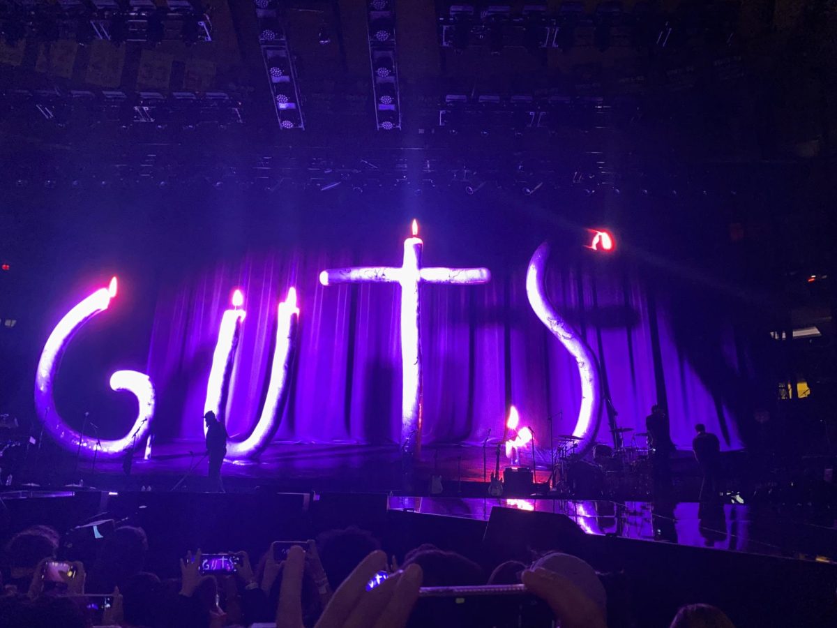 The GUTS concert started off with the burning of candles, used as a countdown till the show
