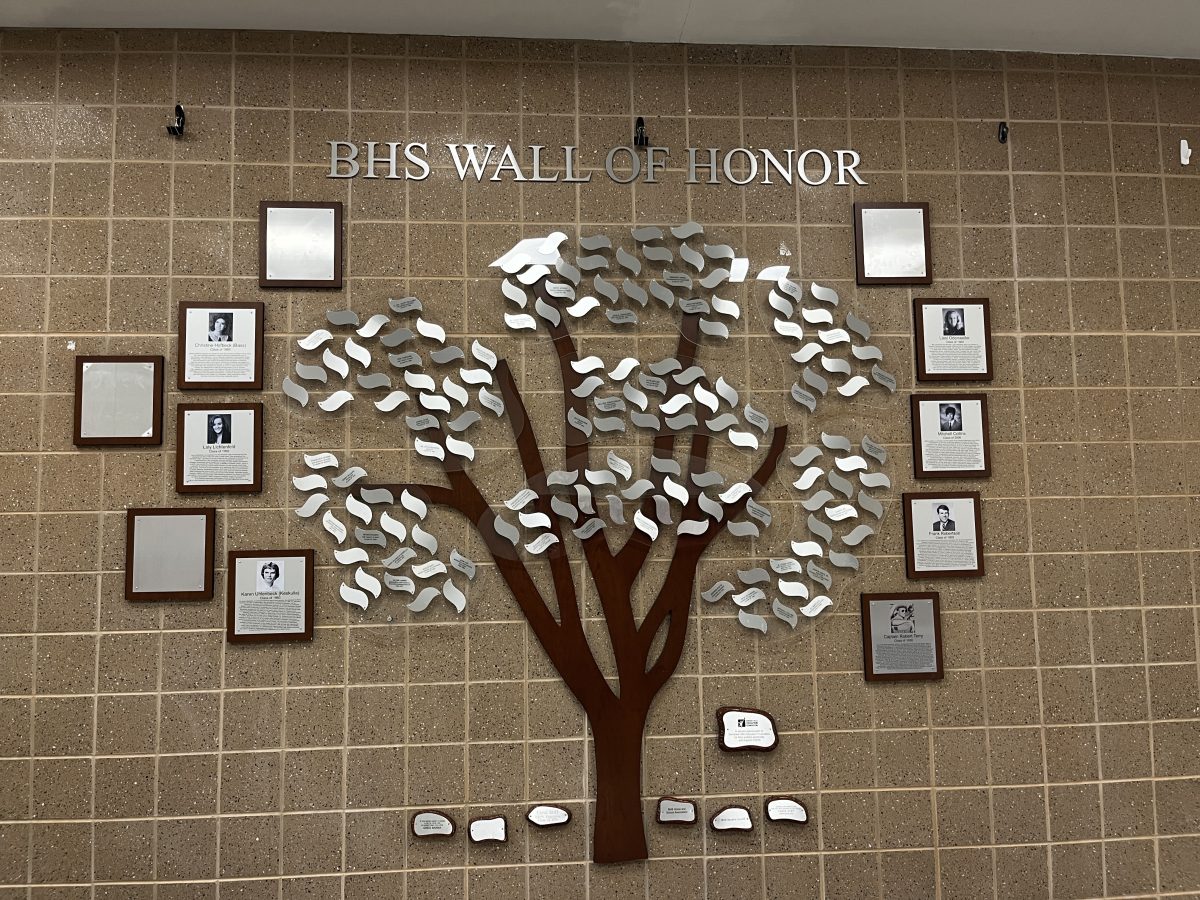 The BHS "Wall of Honor" was unraveled on Friday, April 12th to honor alumni who have made an impact on the World 