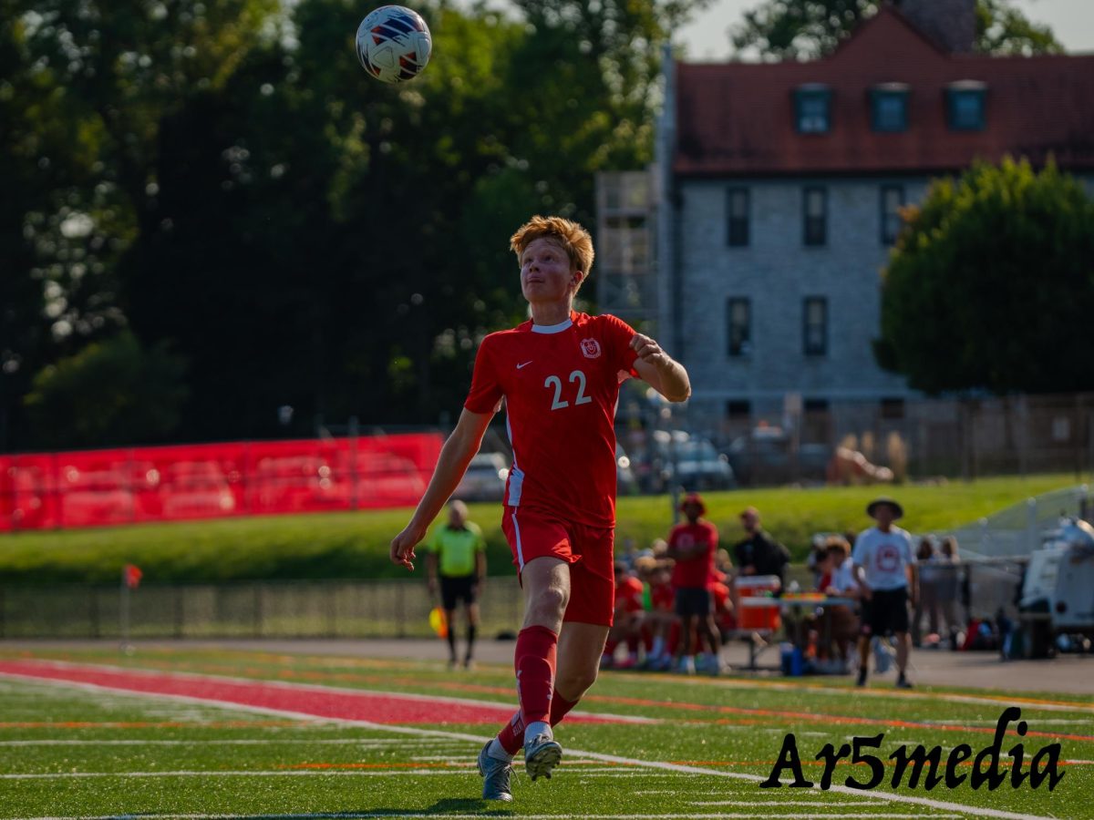 Valdemar Alstrom Getting ready to hit the ball against North Hunterdon 