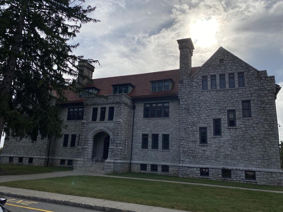 The Olcott building, used as the office building for administrators