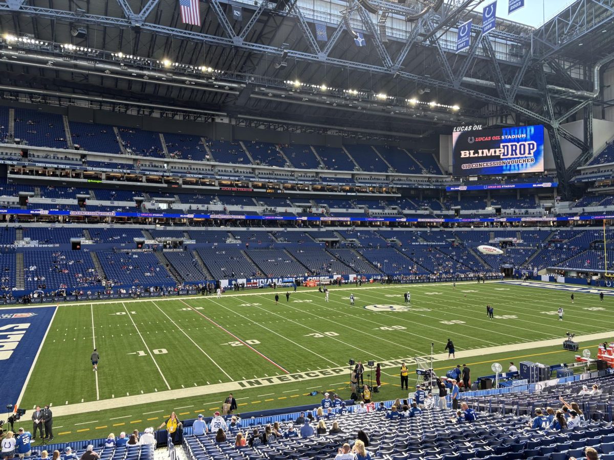 Lucas Oil Stadium before a Colts game