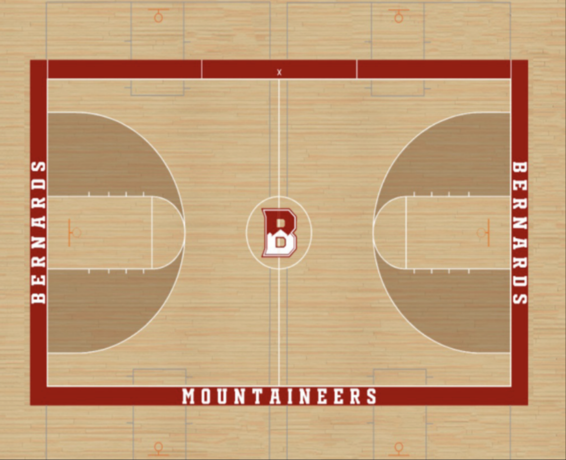 Rendering of the new court that will be located in BHS’ lower gym