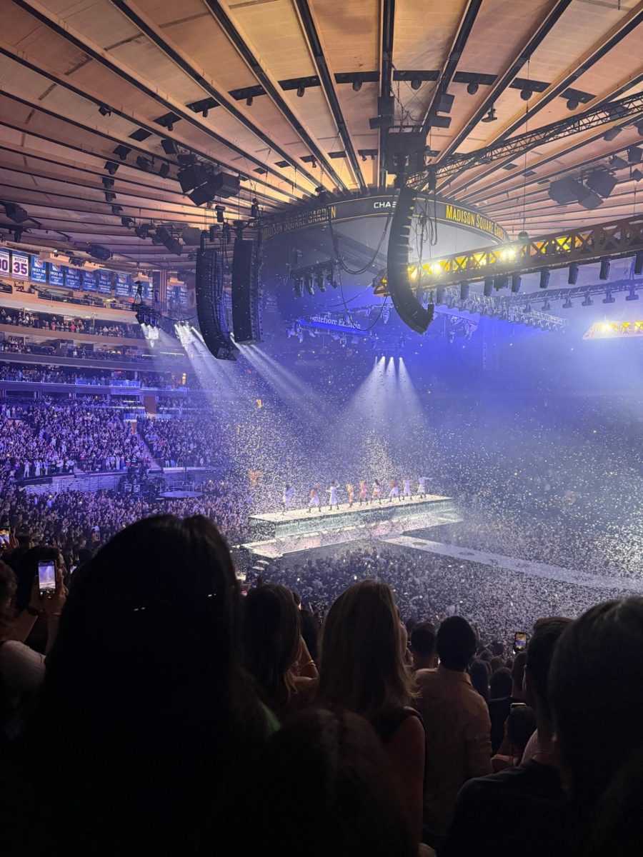 Tate McRae performing live at Madison Square Garden in New York City 
