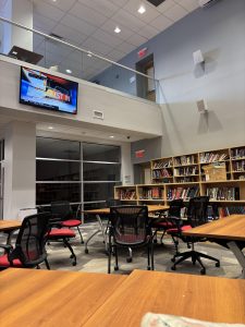 One place in the high school that could serve as a "third space" is the media center