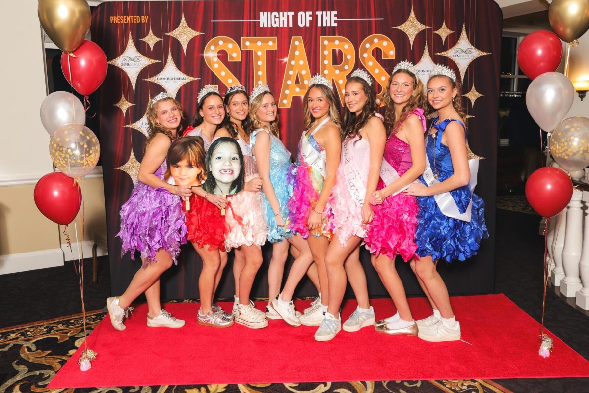 Group of seniors from last year's class pose for picture at Night of the Stars (photo courtesy of Normandy Studios)